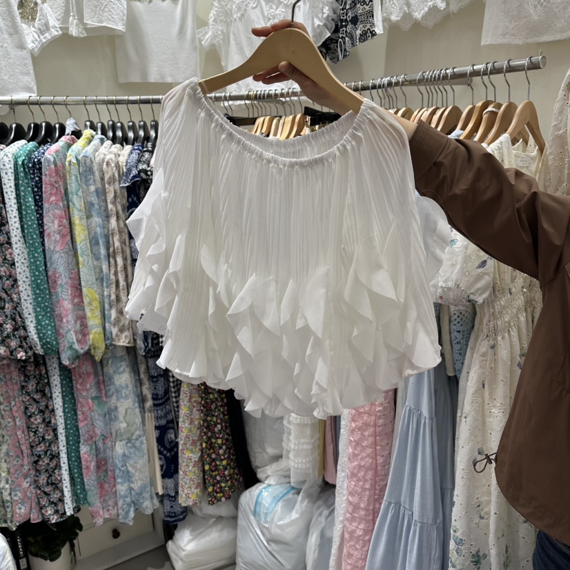 BIKINI韓國直郵實拍女裝新品推薦26春夏職業休閑襯衫蕾絲衫BIKINI襯衫/蕾絲衫圖色1