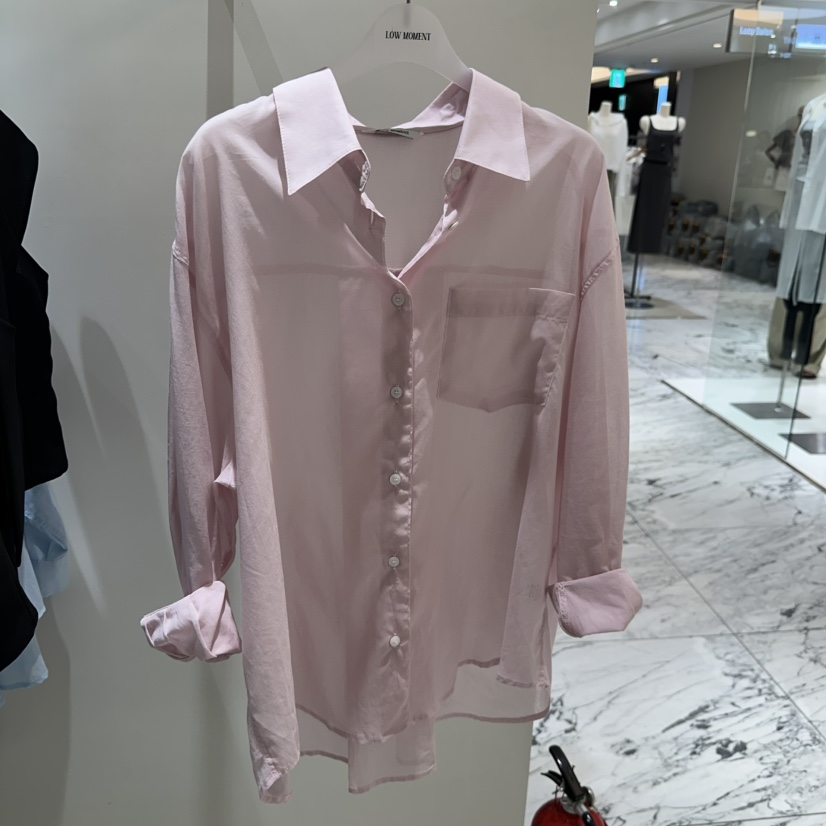 LOW MOMENT韓國直郵女裝新款熱賣時尚人氣26夏季襯衫蕾絲衫LOW MOMENT襯衫/蕾絲衫圖色1