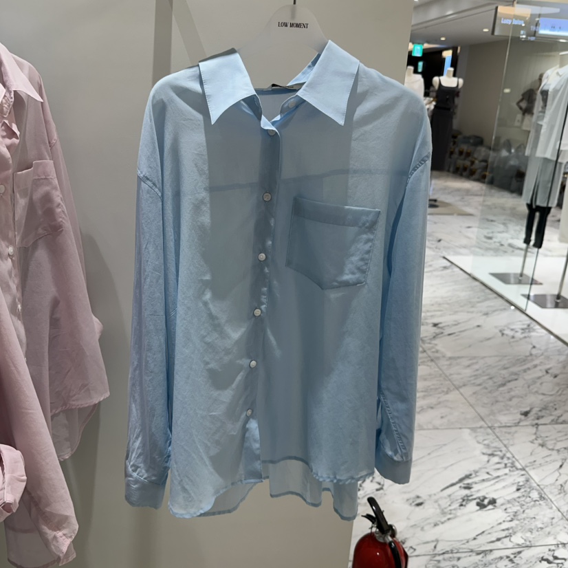 LOW MOMENT韓國直郵女裝新款熱賣時尚人氣26夏季襯衫蕾絲衫LOW MOMENT襯衫/蕾絲衫圖色2