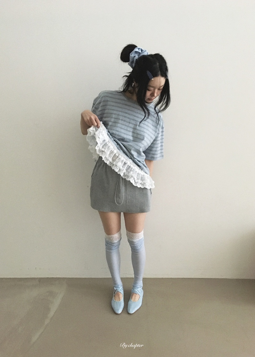 BY CHAPTER韓國直郵女士新款職業26夏季休閑推薦時尚T恤BY ChapterT恤