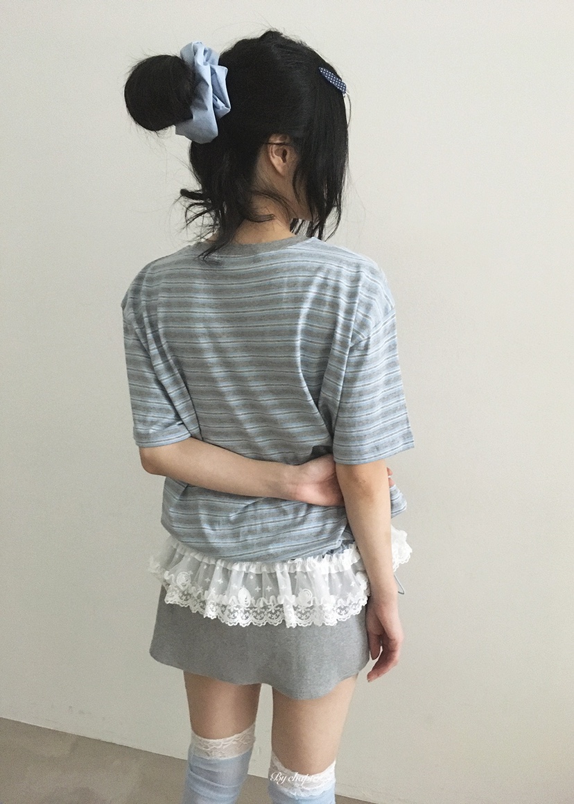 BY CHAPTER韓國直郵女士新款職業26夏季休閑推薦時尚T恤BY ChapterT恤