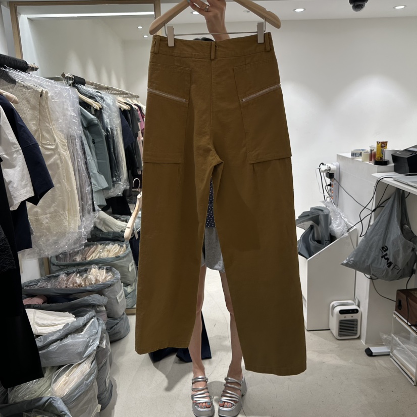CONNAUGHT/DAILYJUD韓國東大門代購女裝新品職業休閑褲拉鏈CONNAUGHT/DAILYJUD休閑褲