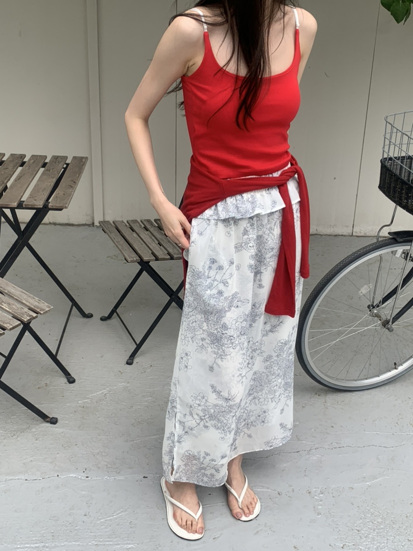 LE AVE韓國直郵實拍女裝新品時尚26春夏熱賣推薦人氣長裙LE AVE長裙