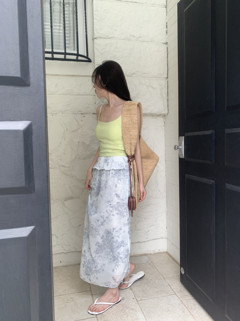 LE AVE韓國直郵實拍女裝新品時尚26春夏熱賣推薦人氣長裙LE AVE長裙