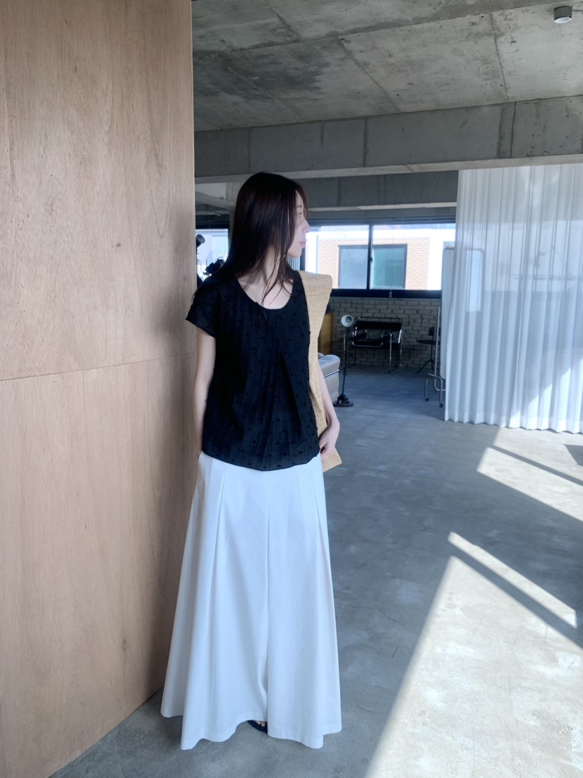LE AVE韓國直郵實拍女士新款推薦休閑職業26春夏休閑褲海軍LE AVE休閑褲
