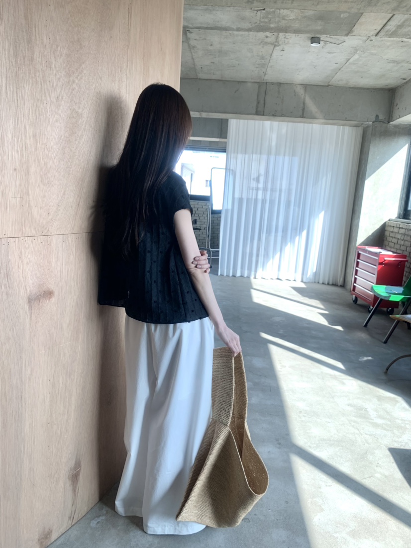 LE AVE韓國直郵實拍女士新款推薦休閑職業26春夏休閑褲海軍LE AVE休閑褲