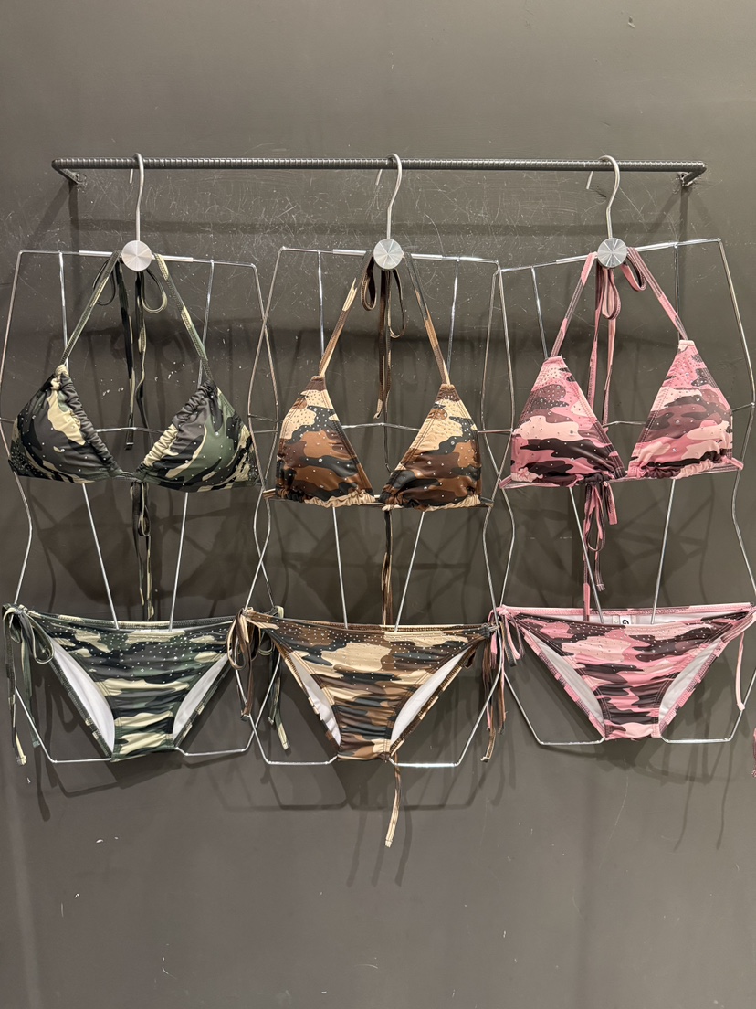 GATELESS韓國代購女裝新品26春夏推薦26夏季休閑泳裝迷彩GATELESS泳裝