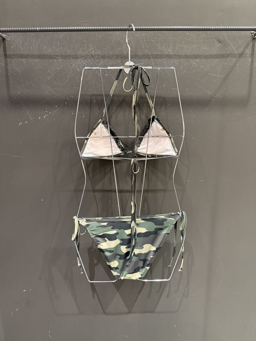 GATELESS韓國代購女裝新品26春夏推薦26夏季休閑泳裝迷彩GATELESS泳裝