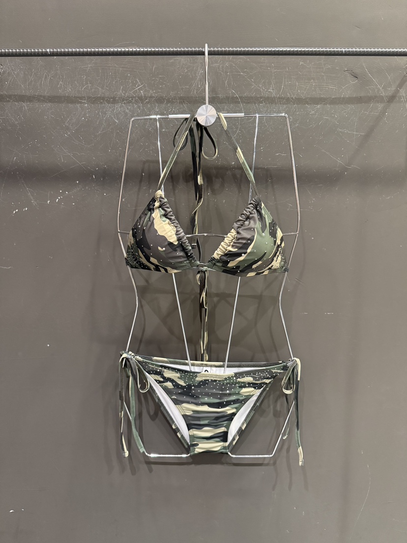 GATELESS韓國代購女裝新品26春夏推薦26夏季休閑泳裝迷彩GATELESS泳裝圖色2
