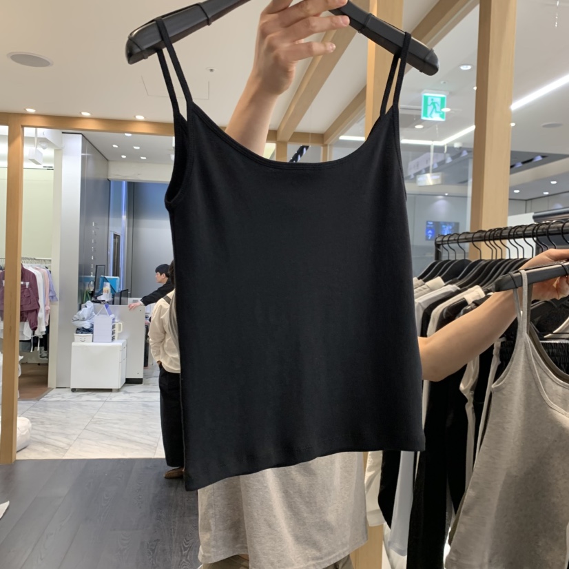 OBJECT韓國直郵女士新款時尚職業熱賣26春夏吊帶背心棉質OBJECT吊帶/背心圖色4