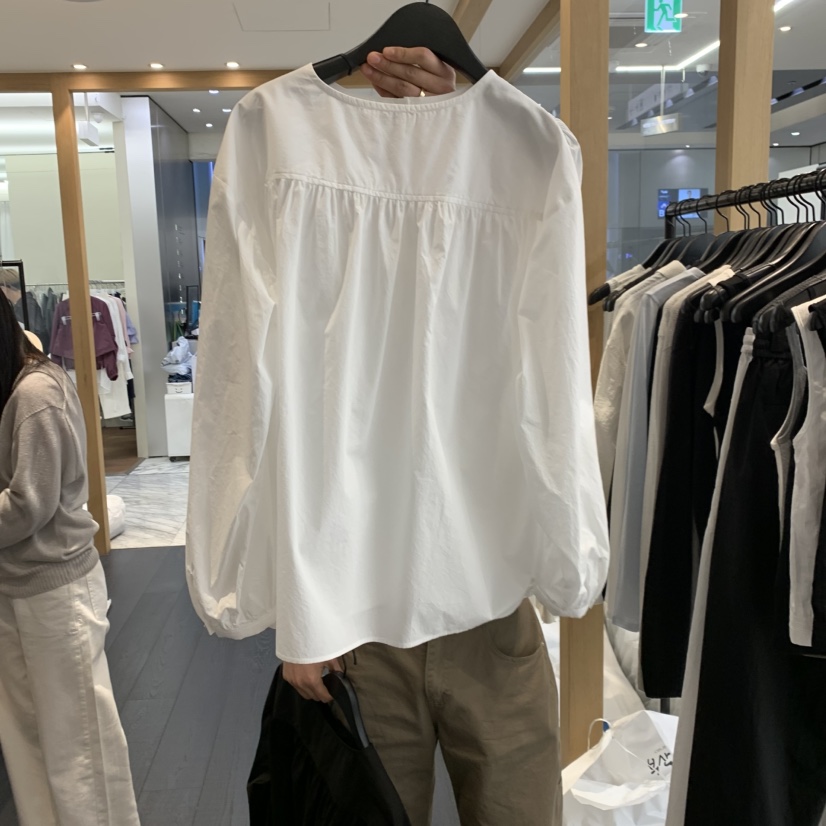 OBJECT韓國直郵女裝新款推薦休閑時尚人氣職業襯衫蕾絲衫OBJECT襯衫/蕾絲衫