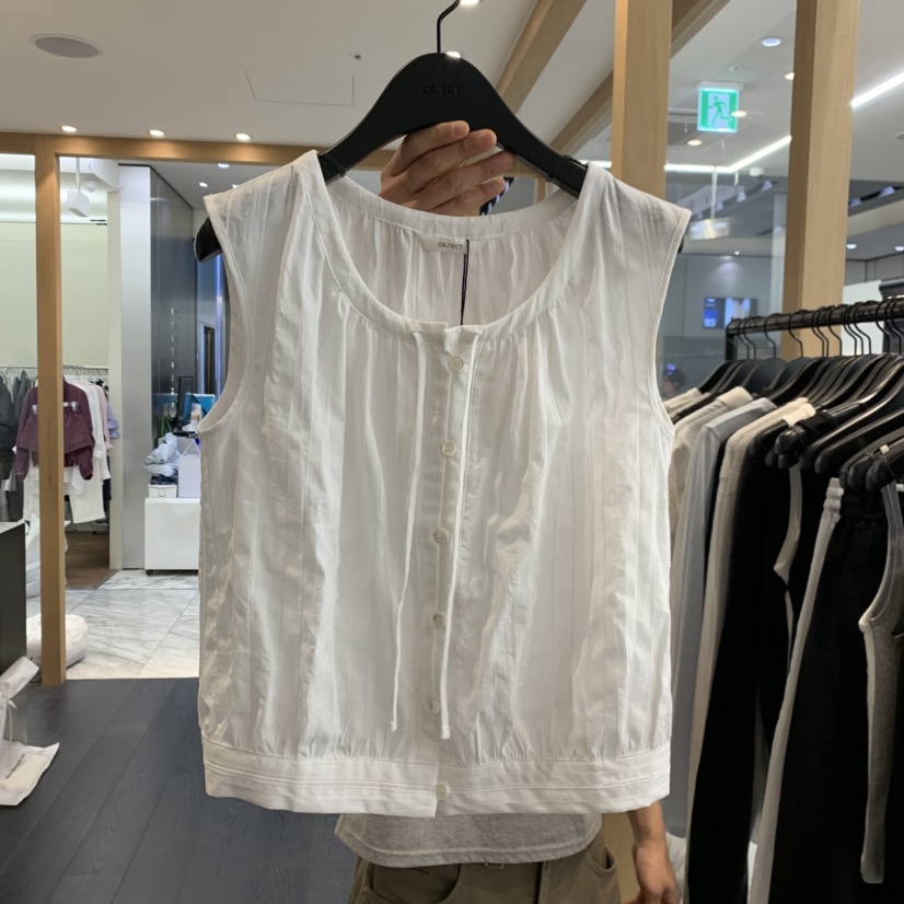 OBJECT韓國直郵女裝新款職業休閑時尚人氣推薦26夏季吊帶背心OBJECT吊帶/背心圖色1