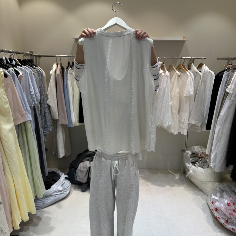 HER/PLAYLIST韓國直郵女裝新品休閑時尚推薦熱賣吊帶背心HER/PLAYLIST吊帶/背心