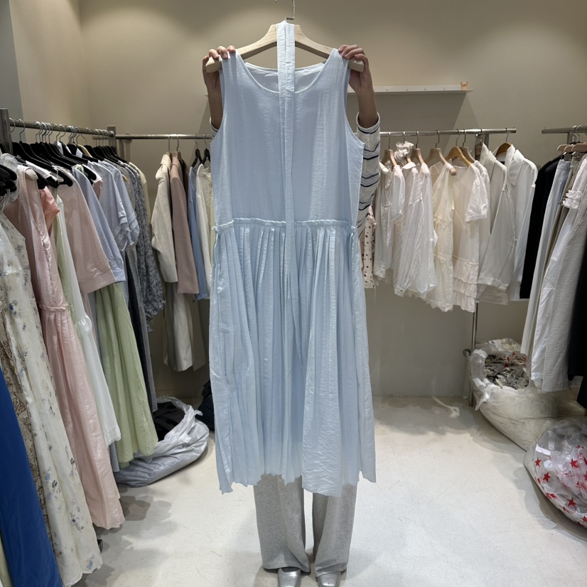 HER/PLAYLIST東大門實拍韓國女裝新品職業推薦連衣裙系帶HER/PLAYLIST連衣裙圖色2