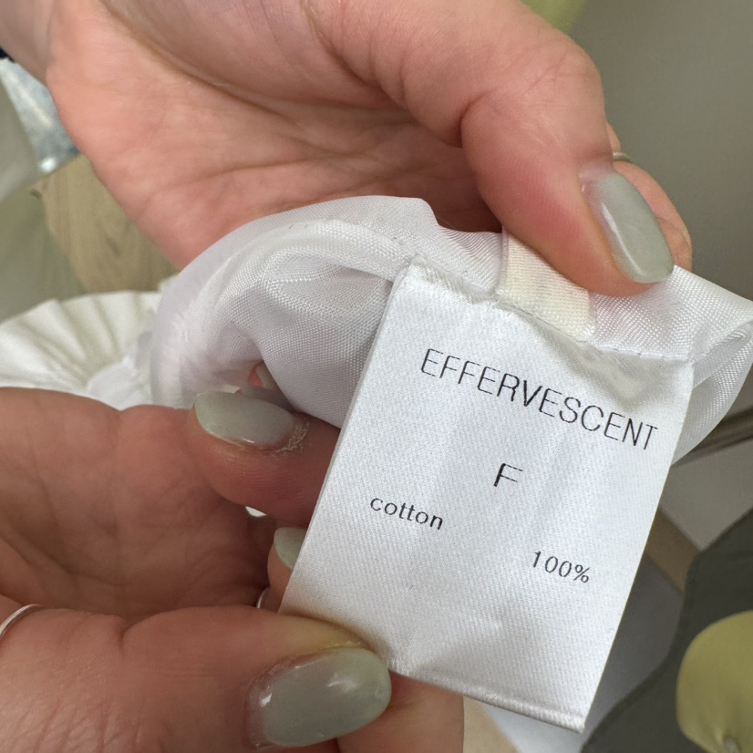 EFFERVESCENT韓國代購女士新品26夏季時尚26春夏襯衫蕾絲衫深Vevc/effervescent襯衫/蕾絲衫