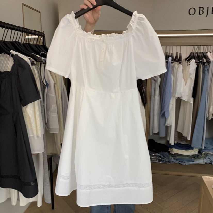 OBJET/LOVEUSU韓國東大門代購女裝新品時尚人氣休閑連衣裙OBJET/LOVEUSU連衣裙圖色1