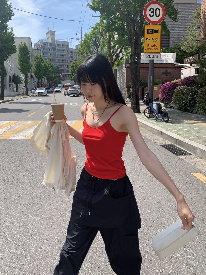 BAKING POWDER韓國代購女裝新款熱賣職業真品時尚吊帶背心BAKING POWDER吊帶/背心