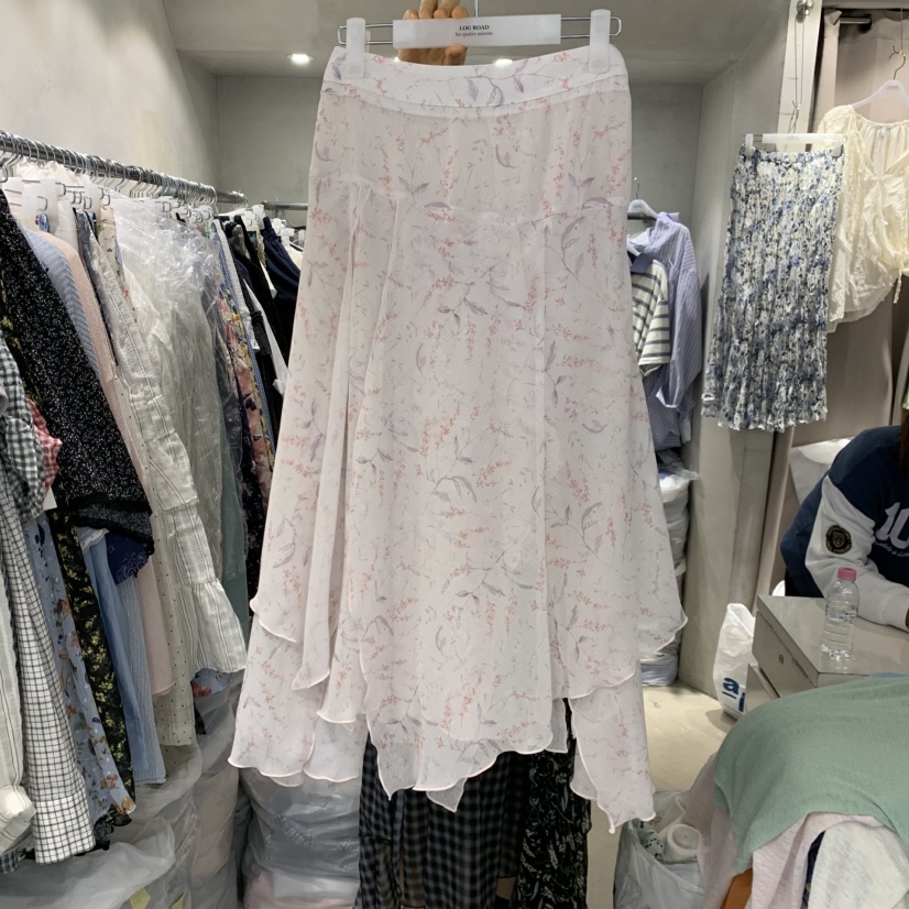 LOGROAD東大門實拍女士新品時尚真品熱賣職業休閑26春夏長裙LOG ROAD長裙圖色1