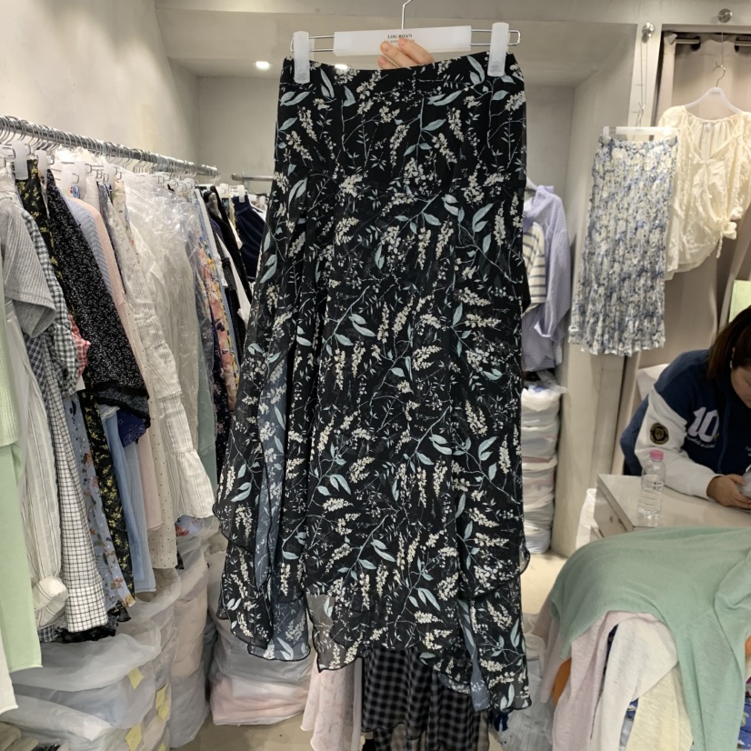 LOGROAD東大門實拍女士新品時尚真品熱賣職業休閑26春夏長裙LOG ROAD長裙圖色2