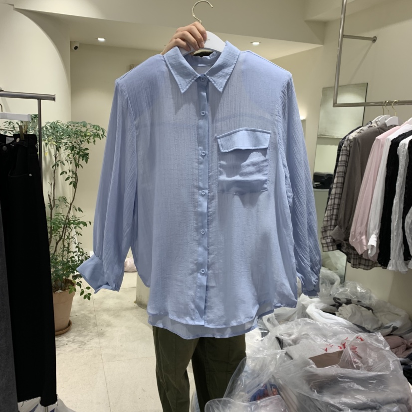 ENDOLPHIN韓國代購女士新款推薦休閑26夏季26春夏襯衫蕾絲衫ENDOLPHIN襯衫/蕾絲衫圖色2