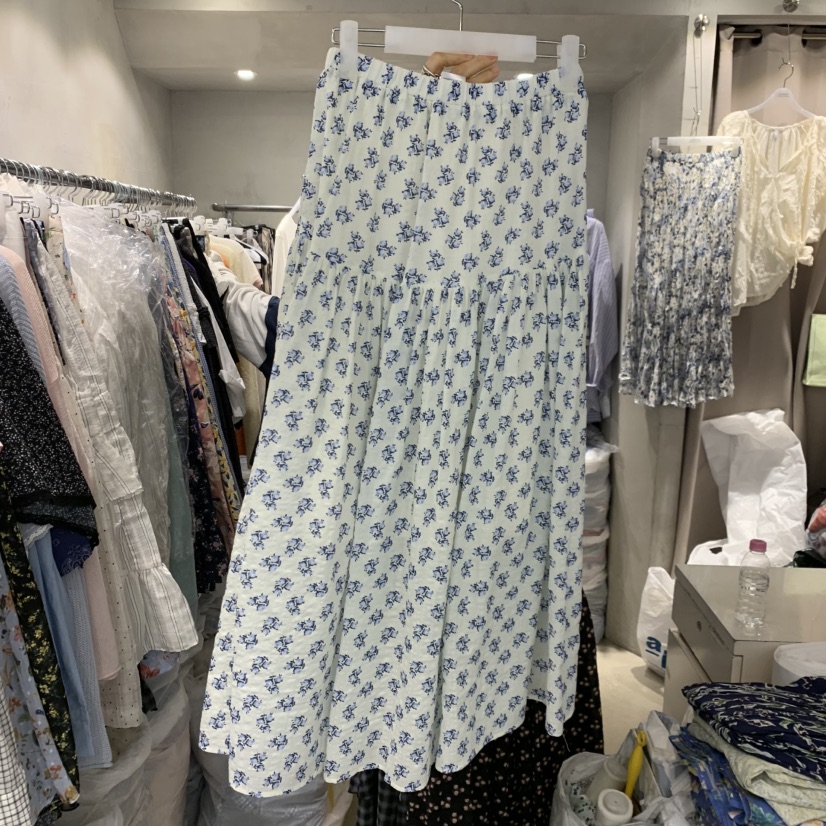 LOGROAD韓國東大門直郵女士新品26春夏26夏季職業推薦長裙LOG ROAD長裙