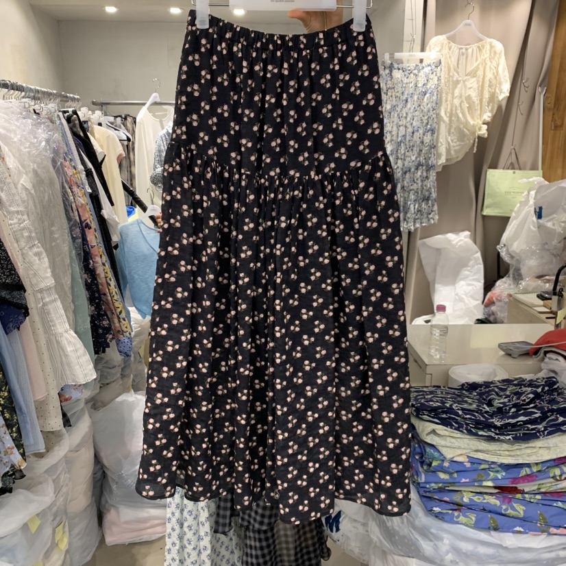 LOGROAD韓國東大門直郵女士新品26春夏26夏季職業推薦長裙LOG ROAD長裙圖色2
