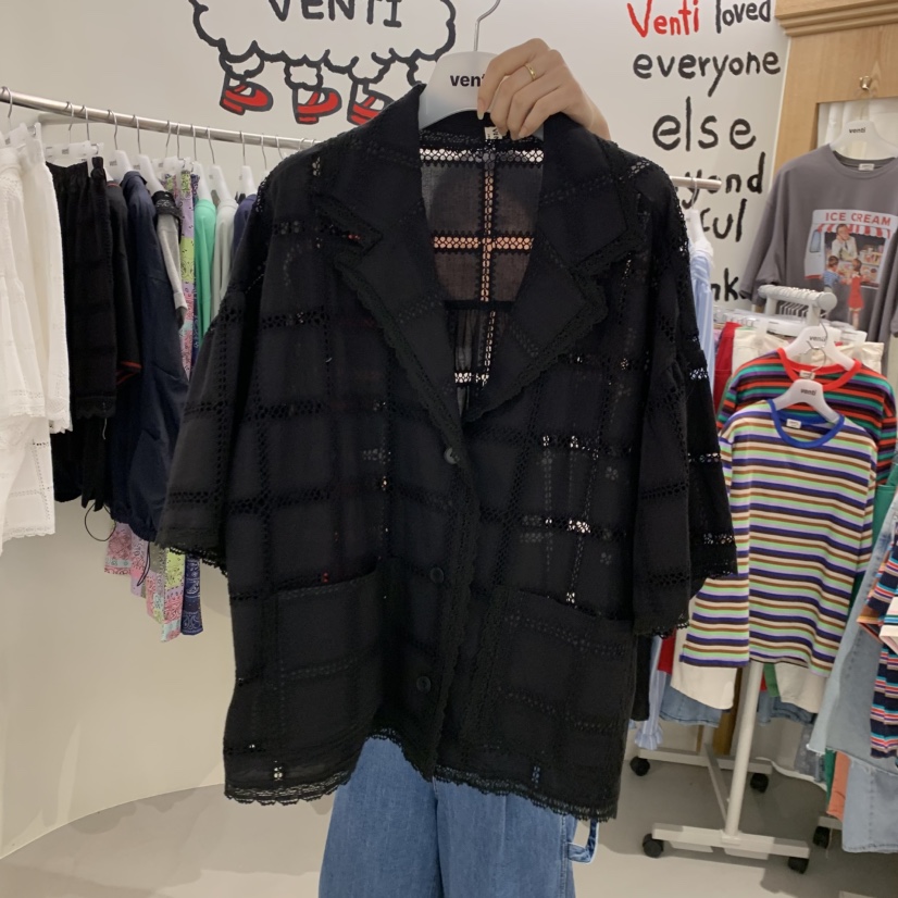 VENTI韓國東大門代購女裝新款26春夏休閑職業時尚26夏季夾克VENTI夾克圖色2