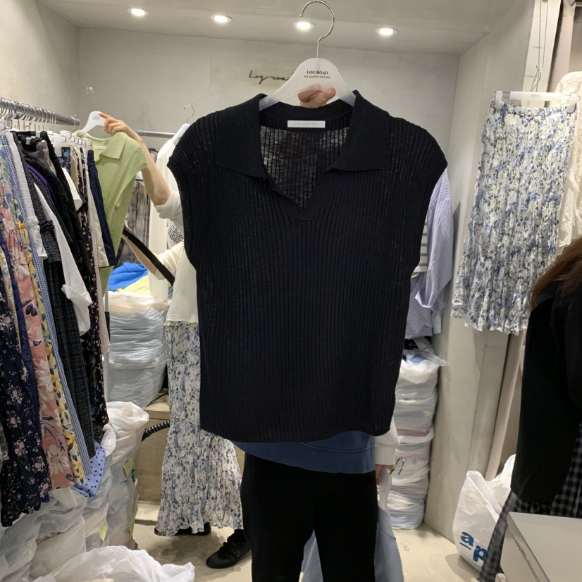 LOGROAD韓國直郵女裝新品職業時尚26夏季26春夏人氣針織衫LOG ROAD針織衫圖色5