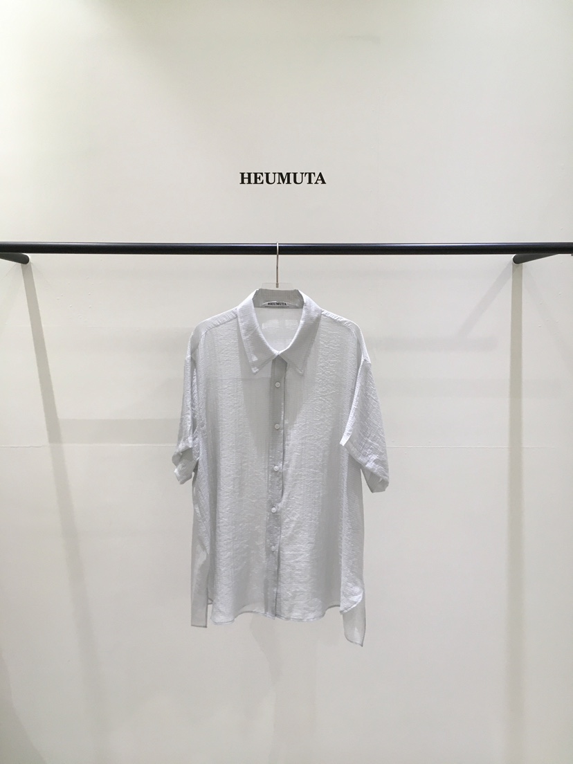 HEUMUTA韓國直郵女士新款職業26春夏26夏季襯衫蕾絲衫透明HEUMUTA襯衫/蕾絲衫圖色2