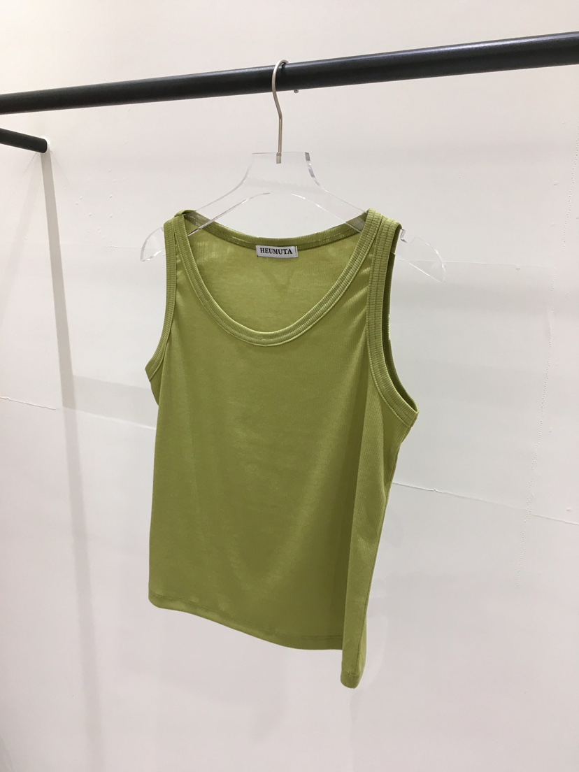 HEUMUTA韓國東大門直郵女裝新品職業時尚吊帶背心天絲羅紋HEUMUTA吊帶/背心