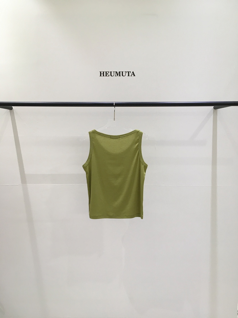 HEUMUTA韓國東大門直郵女裝新品職業時尚吊帶背心天絲羅紋HEUMUTA吊帶/背心