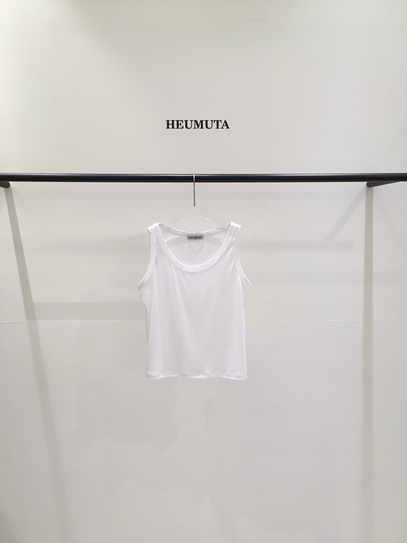 HEUMUTA韓國東大門直郵女裝新品職業時尚吊帶背心天絲羅紋HEUMUTA吊帶/背心圖色1