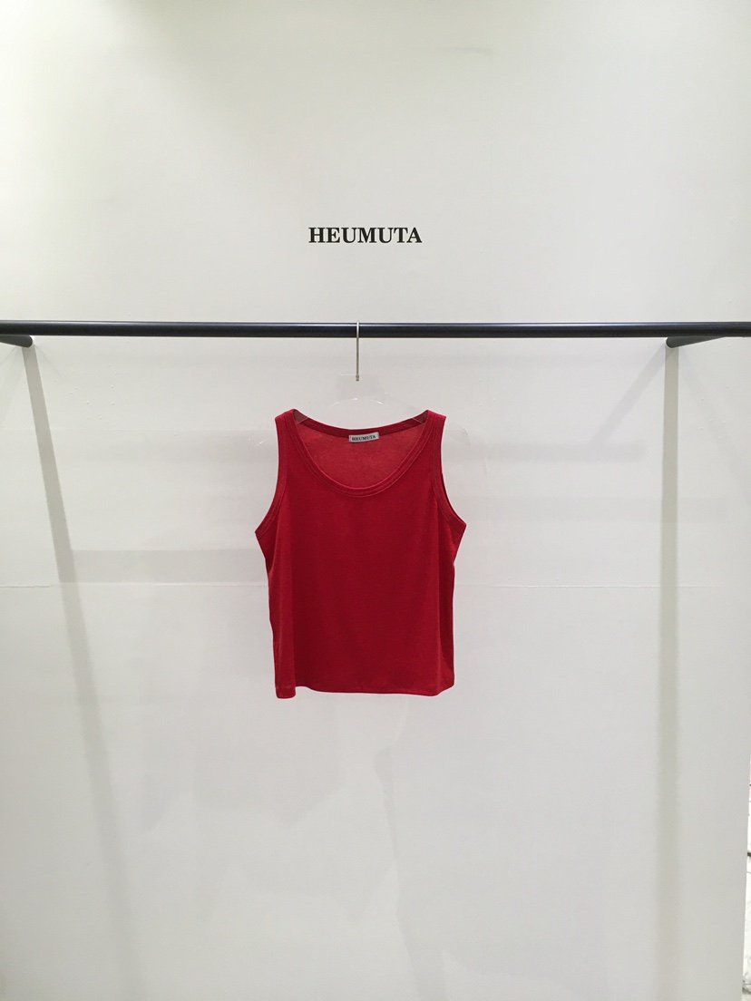 HEUMUTA韓國東大門直郵女裝新品職業時尚吊帶背心天絲羅紋HEUMUTA吊帶/背心圖色3