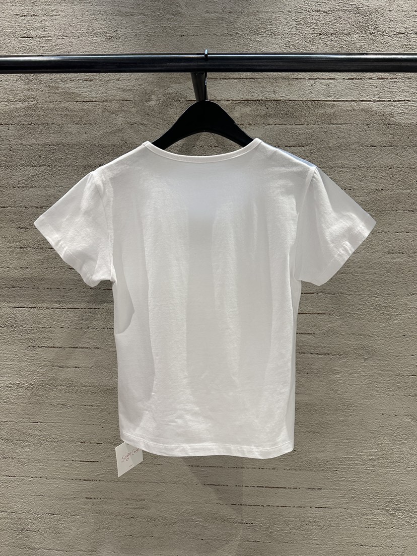 SUGAR CASE韓國直郵實拍女裝新品熱賣時尚休閑人氣T恤刺繡SUGAR CASET恤