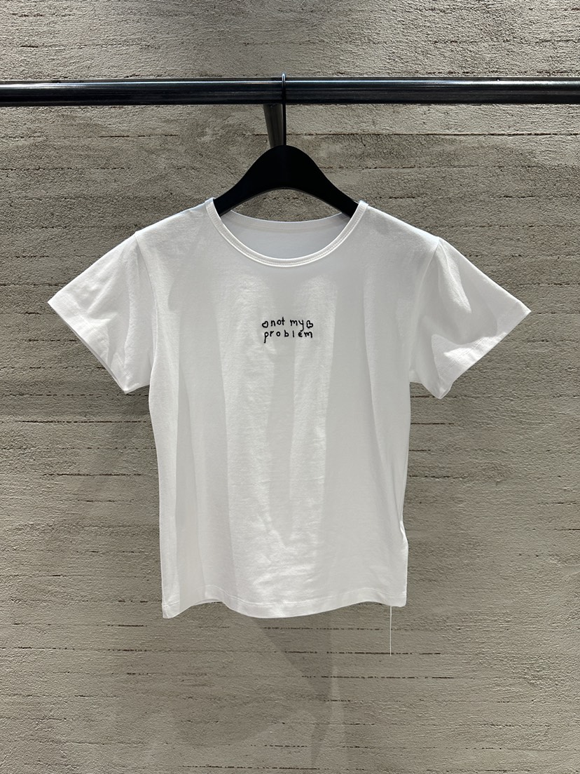SUGAR CASE韓國直郵實拍女裝新品熱賣時尚休閑人氣T恤刺繡SUGAR CASET恤圖色1