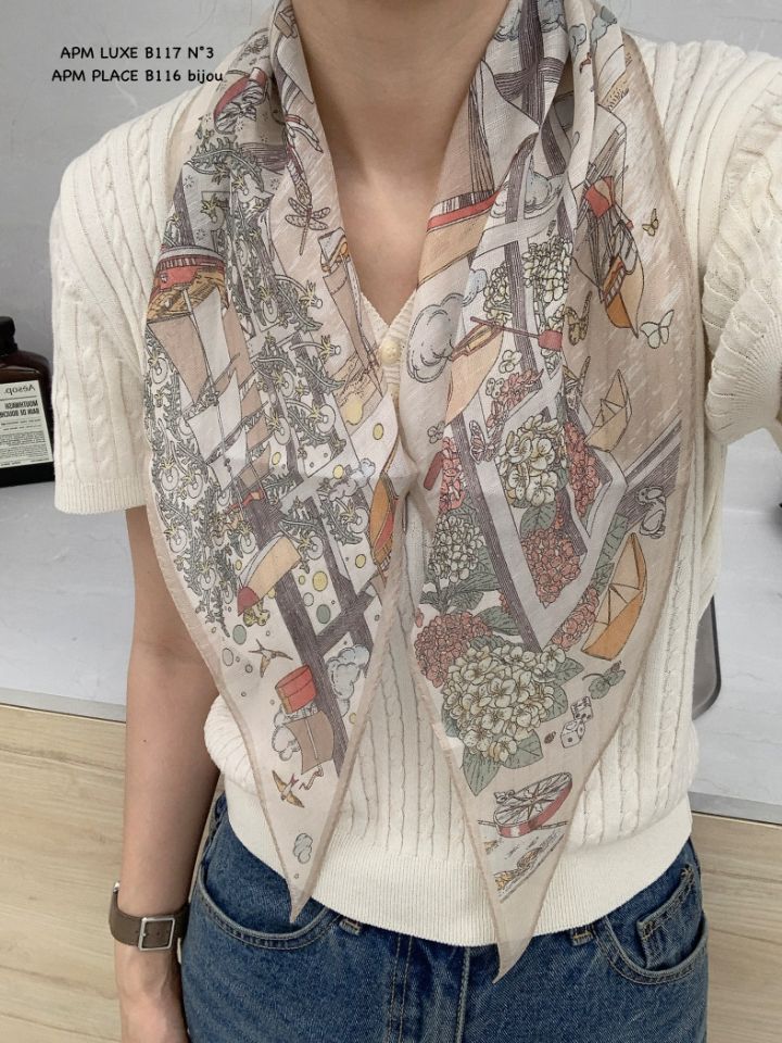 N3韓國東大門代購女士新品職業熱賣休閑推薦圍巾披肩亞麻N3圍巾/披肩