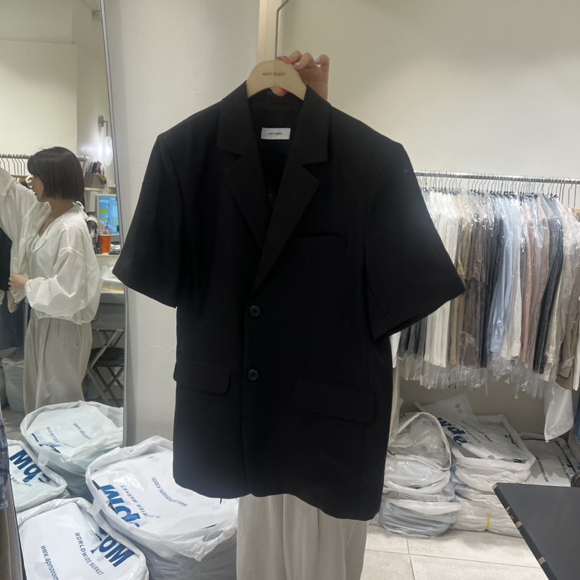 NAVYBURST韓國直郵實拍女裝新款熱賣26春夏人氣夾克亞麻布NAVY BURST夾克圖色4