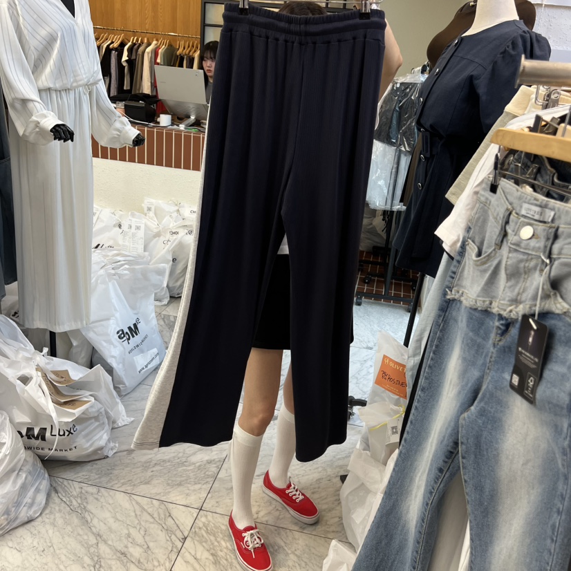 OLIVE TrEE韓國直郵女裝新品時尚職業推薦26春夏休閑褲條紋OLIVE TrEE休閑褲