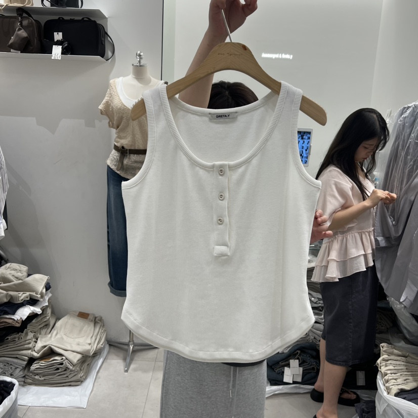 ANN MARGRET韓國東大門代購女士新款人氣吊帶背心GRETA.Y吊帶/背心圖色2