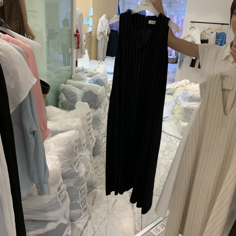 ALMOND東大門實拍韓國女士新款26夏季26春夏休閑推薦連衣裙ALMOND連衣裙圖色2