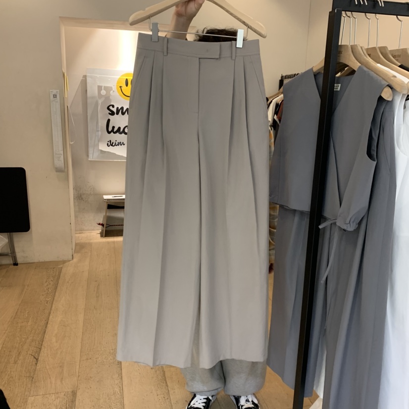 LA MAGIE FEMME韓國東大門代購女裝新品休閑休閑褲條紋Lamagie Femme休閑褲圖色4