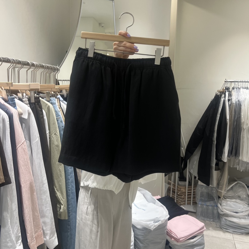 NAVYBURST韓國東大門直郵女士新品推薦時尚熱賣職業短褲亞麻NAVY BURST短褲圖色4