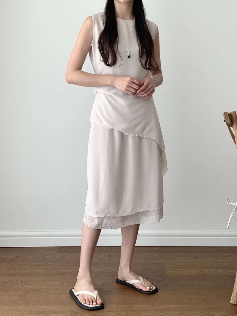 RE:OPENING韓國代購女士新品時尚職業26春夏26夏季吊帶背心RE:OPENING吊帶/背心