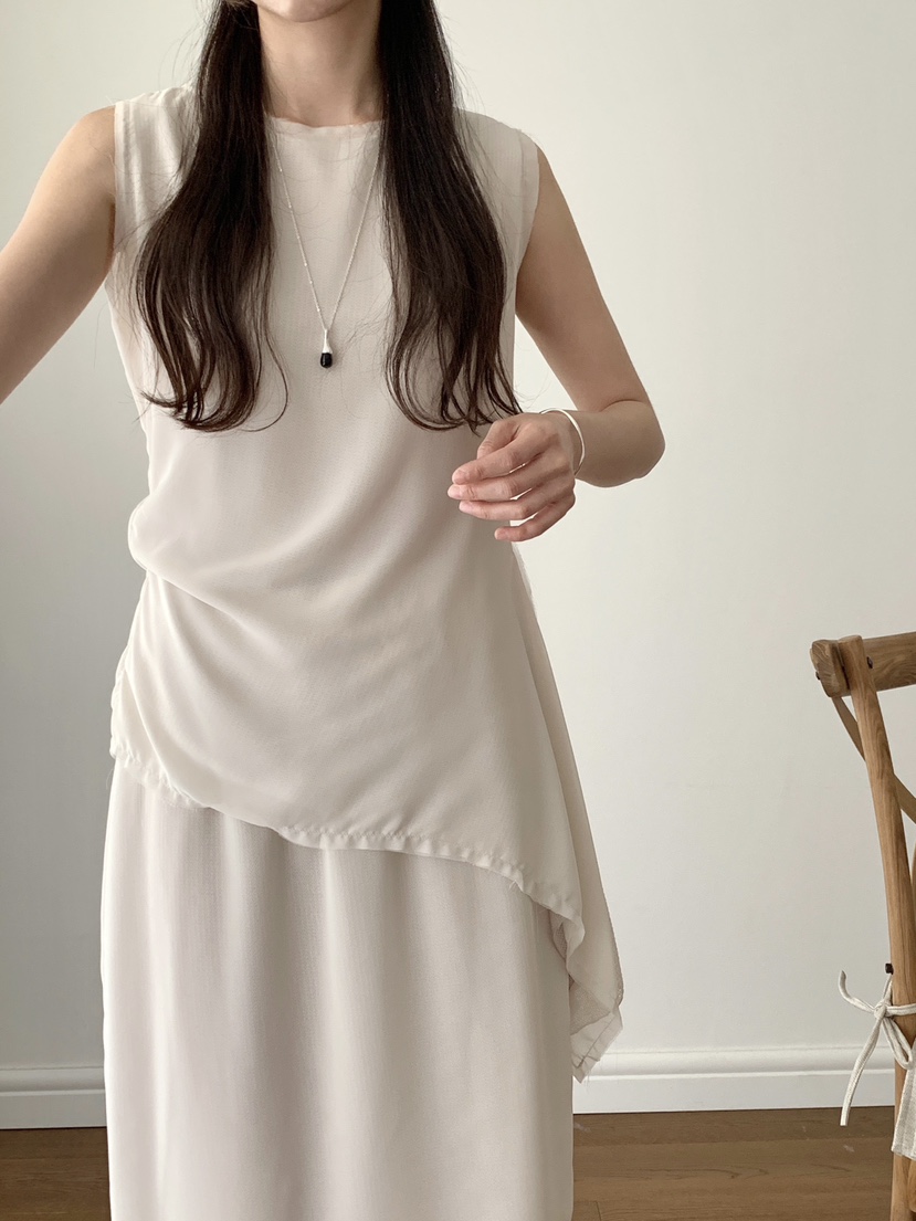 RE:OPENING韓國代購女士新品時尚職業26春夏26夏季吊帶背心RE:OPENING吊帶/背心