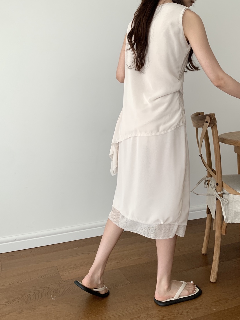 RE:OPENING韓國代購女士新品時尚職業26春夏26夏季吊帶背心RE:OPENING吊帶/背心
