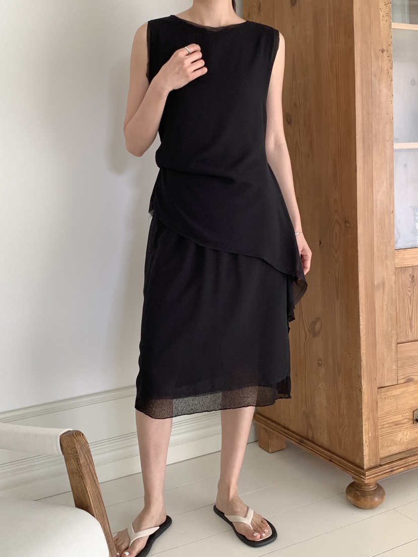 RE:OPENING韓國代購女士新品時尚職業26春夏26夏季吊帶背心RE:OPENING吊帶/背心