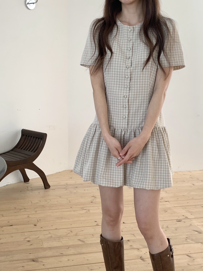 RE:OPENING韓國直郵女士新款熱賣26夏季推薦休閑職業連衣裙RE:OPENING連衣裙
