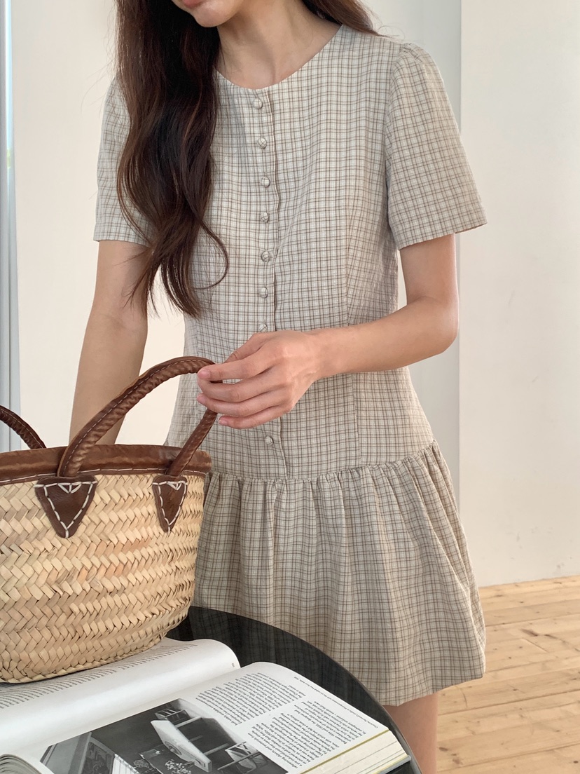 RE:OPENING韓國直郵女士新款熱賣26夏季推薦休閑職業連衣裙RE:OPENING連衣裙