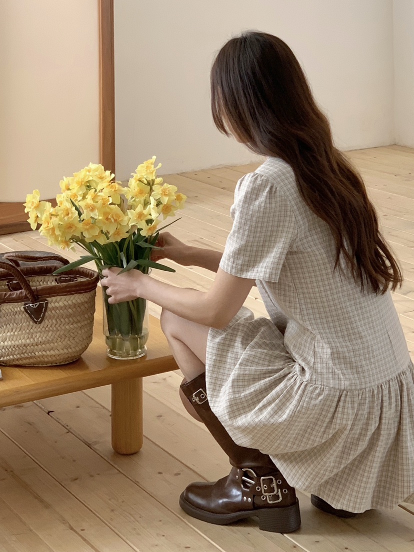 RE:OPENING韓國直郵女士新款熱賣26夏季推薦休閑職業連衣裙RE:OPENING連衣裙