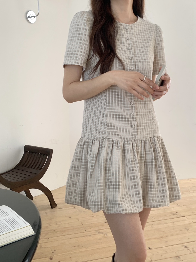RE:OPENING韓國直郵女士新款熱賣26夏季推薦休閑職業連衣裙RE:OPENING連衣裙